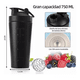 thumbnail image 5 of Vaso Shaker Gim Acero Inoxidable, Negro, 5 of 5