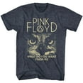 thumbnail image 1 of Pink Floyd T-Shirt Adulte WDYWFM? Bleu Marine Chiné, 1 of 2