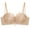 AB270 Khaki, variant on Satin Lace Bra For Women Half Cup Push Up Thin Straps Bras Thick Comfortable Seamless Bra