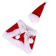 thumbnail image 2 of MasteelfCA 4pcs Christmas Creative Plush Wine Bottle Cover Set Christmas Decor (Red), 2 of 7