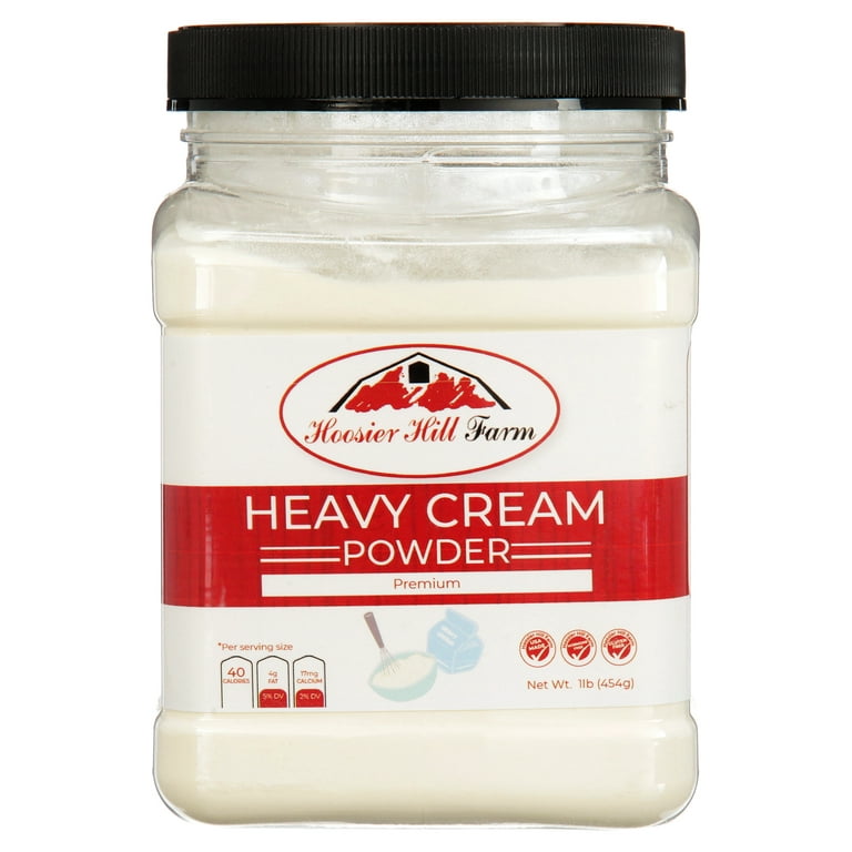 Hoosier Hill Farm Heavy Cream Powder, 1 lb plastic jar