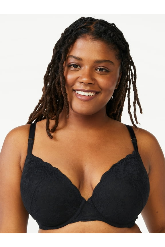 Women's Lace Push Up Bra, Sizes 34A-36DD