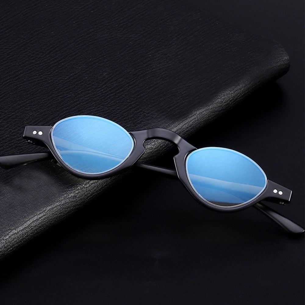 4 Pairs of Blue Light Blocking Half Rimless Black Reading Glasses for Women Men Half Moon Fashion Spring Hinge plastic Readers +2.00