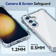 thumbnail image 4 of Funda KIOMY para Samsung Galaxy S25 S24 Transparente Antigolpes, 4 of 6