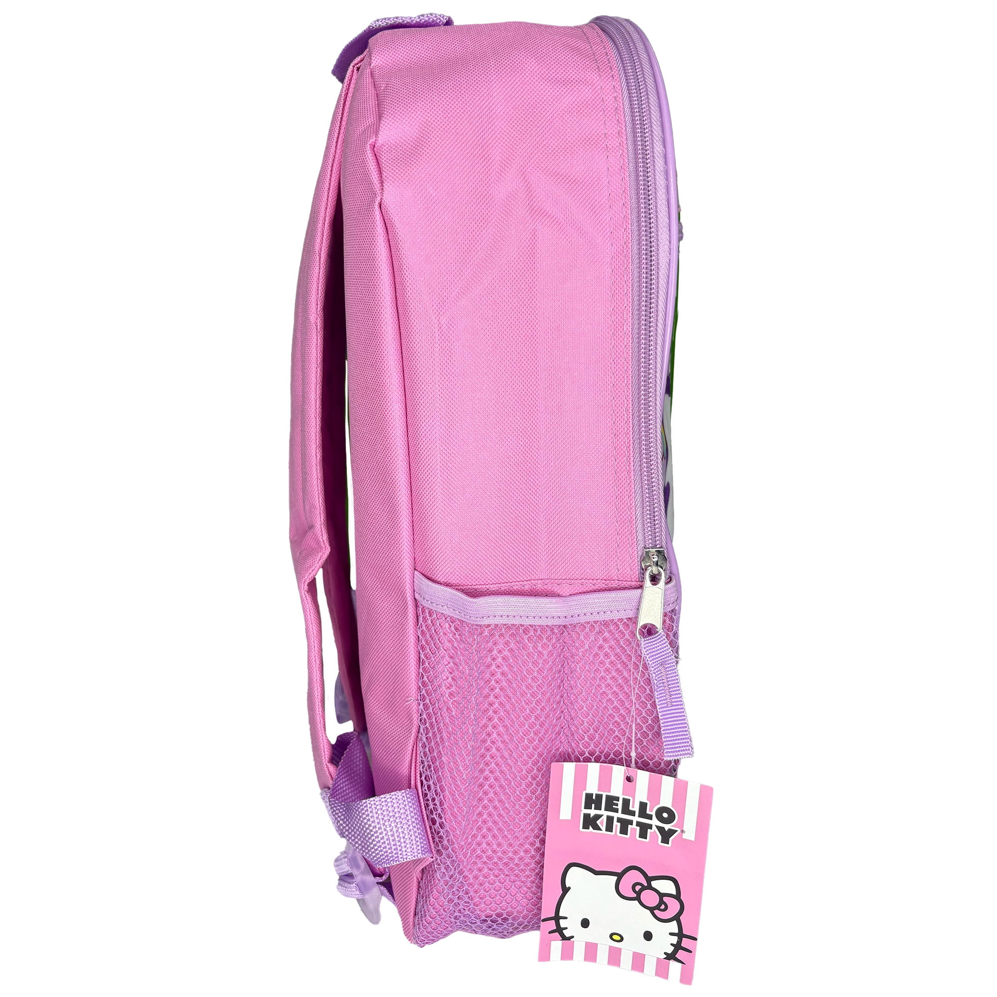 Hello Kitty 16" 4pc Set with Lunch Kit, Key Chain & Carabiner