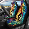 thumbnail image 3 of Pzuqiu Automotive Vehicle Cushion Breathable Interior Decor Car Seat Covers Full Set Polyester Full Surround Easy to Install, Fit for Truck Cars Trucks, 3 of 10