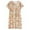 A-Yellow1177, variant on Women's Floral Pattern Loose Shift Dress Short-Sleeve Beach Daily Knee-Length Casual Sundress