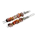 thumbnail image 5 of BBQ-AID Premium Barbecue Metal Skewers for Kabobs with Quick Release - Double Pronged, Stainless Steel Metal Skewers for Grilling, 5 of 7