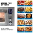 thumbnail image 4 of Kenmore 11-In-1 Digital Air Fryer Convection Toaster Oven Rotisserie 25 QT 1700W Countertop Oven, Presets Incl Bake, Pizza, Broil, Slow-Cook & Dehydrate, Dishwasher-Safe Accessories, Stainless Steel, 4 of 9