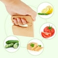 thumbnail image 4 of Jetcloudlive 7Pcs Wooden Kids Kitchen Knife, Plastic Safe Knife Set Include Wood Kids Safe Knife, Serrated Edges Plastic Toddler Knife, Plastic Potato Slicers, Sandwich Cutter, Y Peeler, 4 of 7