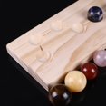 thumbnail image 4 of 7x Bolas de Cristal Hechas a Mano con Base de Madera Figuras Colectivas para perfke bolas de cristal, 4 of 8