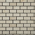 thumbnail image 2 of Crema Marfil Marble Polished Baby Brick Mosaic Tile, 2 of 3