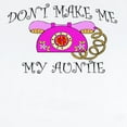 thumbnail image 2 of CafePress - Don't Make Me Call My Auntie Body Suit - Long Sleeve Cotton Baby Bodysuit, 2 of 4