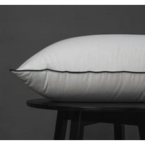 Luxury Goose Down Pillow Standard Size, Soft and Support Down Bed Pillow for Back, Side, Stomach Sleepers-2 Pack Standard Size (“20 x 26”)