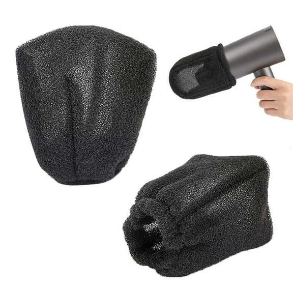Duslogis 2Pcs Hair Dryer Diffuser, Sponge Hair Dryer Diffuser Cover Soft Hair Dryer Mitten Diffuser Ultra Light Diffuser Sock with Elastic Band Fits Most Every Size Blow Dryer