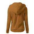 thumbnail image 2 of Fanxing Clearance 2025 Junior Girl Sherpa Fleece Hoodie Jacket Plus Size Full Zip Long Sleeve Fluffy Sweatshirts Hoodies Pocket Soft Jackets Coat Outwear S,M,L,XL,XXL,XXXL,XXXXL,XXXXXL, 2 of 3