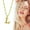 Imitation Gold, variant on Openpig Necklace for Men Women, Imitation Golden 26 Letters Pendant Necklace, Personalized Jewelry Gifts