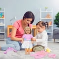 thumbnail image 3 of K.T. FANCY Baby Doll Clothes, 3 Set 18 inch Doll Girl Clothes and Accessories 4 Pcs Include Jumpsuits Skirt Headband (No Dolls), 3 of 9