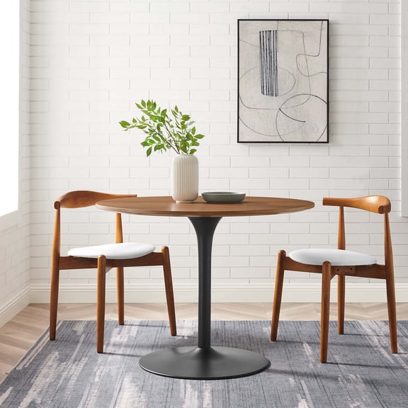 Pursuit 40" Dining Table in Walnut Black