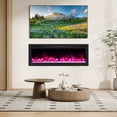 thumbnail image 2 of Costway 50" Smart WiFi Electric Fireplace Work with Alexa & Google Assistant & Recessed, 2 of 11