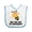 White and Blue, variant on Inktastic Will You Be My Godparents Proposal Godchild Boys or Girls Baby Bib