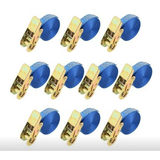 Correas para equipaje, 10 tensores ajustables, tensores elásticos con ganchos, correas elásticas de amarre para camiones, cinturones colgantes para equipaje.