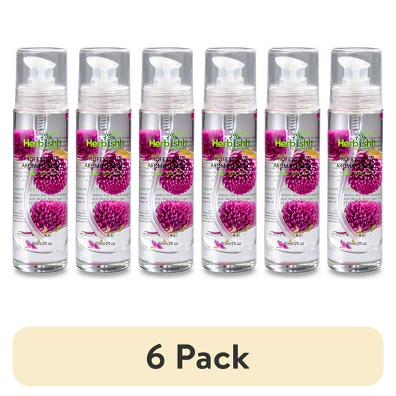 (6 pack) Herbishh Flower Hair Oil – Nourishing Formula for All Hair Types, 60 ml