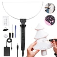 thumbnail image 1 of YOUMAI Hardware adapter 8 In 1 Cutter Heated Wire Cutter 100240V /18W Styrofoam Cutting Pen Cutting Tool For Polyethylene EVA Carving Crafts 1ml, 1 of 9