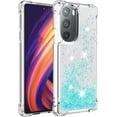 thumbnail image 3 of Compatible with Motorola Moto Edge Plus 2022 Case Glitter Liquid Cute Clear Phone Case Floating Quicksand Shockproof Protective Bumper Soft TPU Case for Moto Edge Plus 2022 5G Star Blue YB, 3 of 13