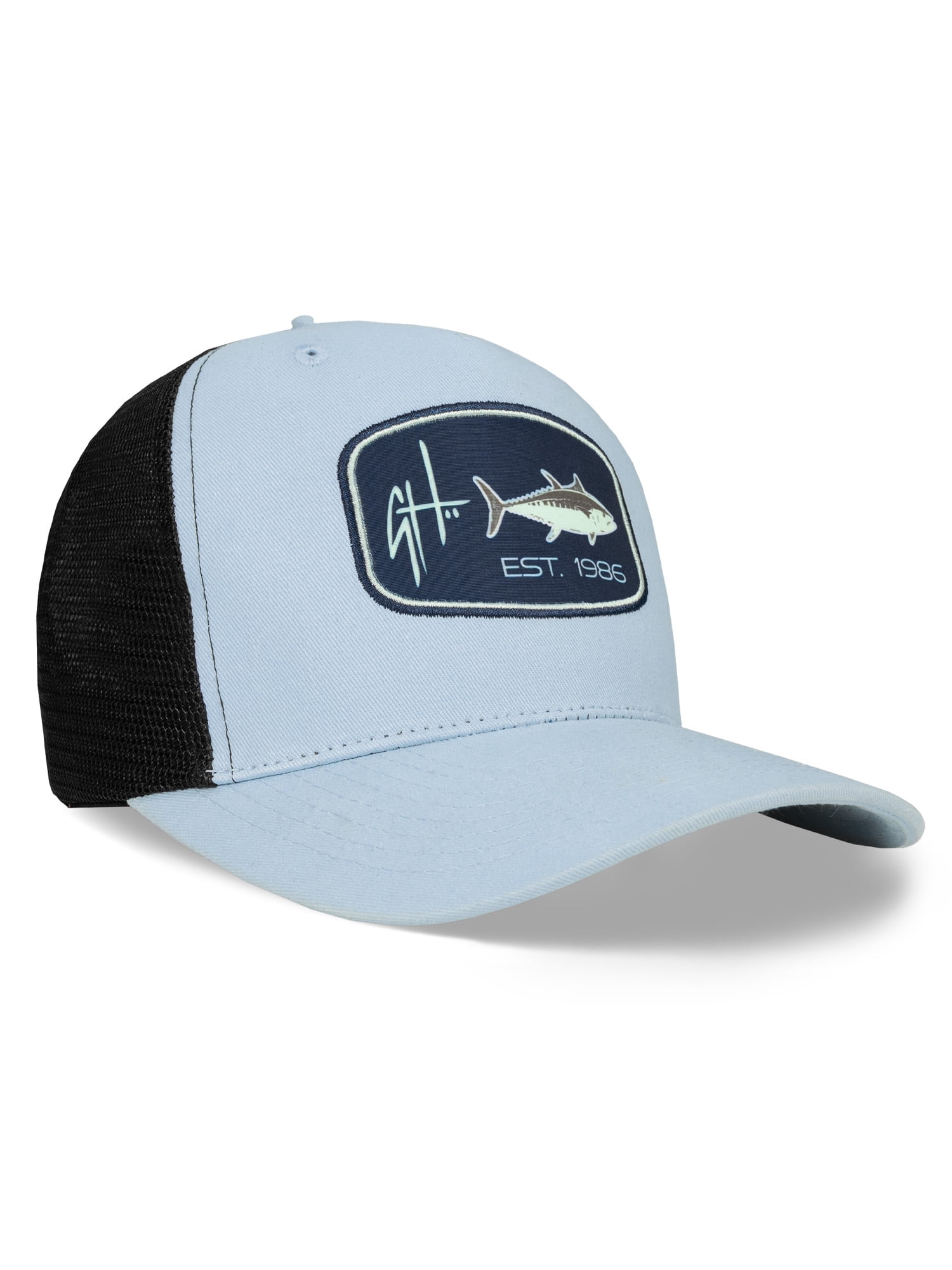 GH BUY GUY HARVEY Adult Men's Mid Grey Fishing Hat, One Size Fits
