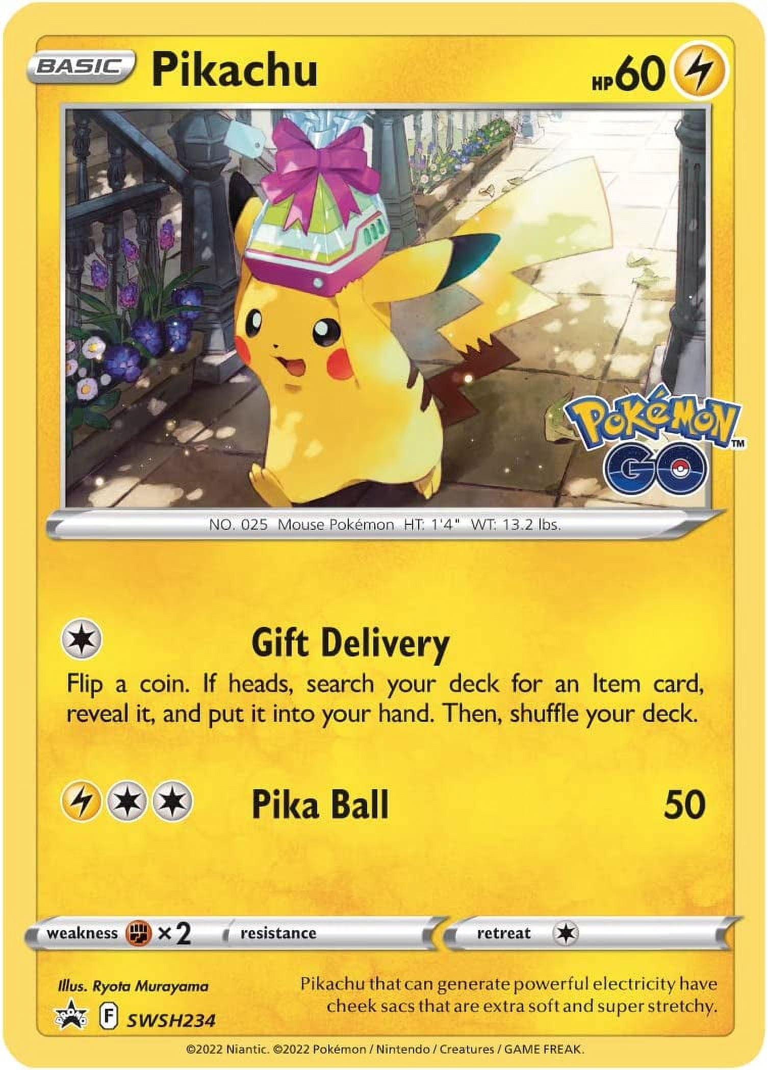 Pokemon TCG: Pokemon GO Tin Pikachu - Walmart.com