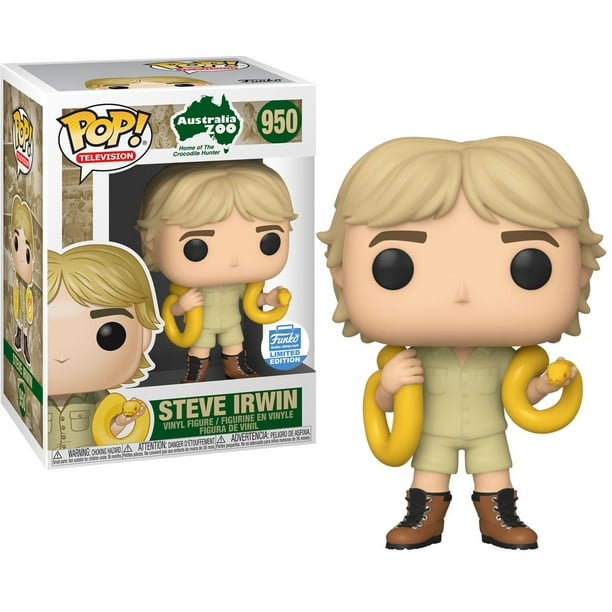 steve irwin funko pop with snake
