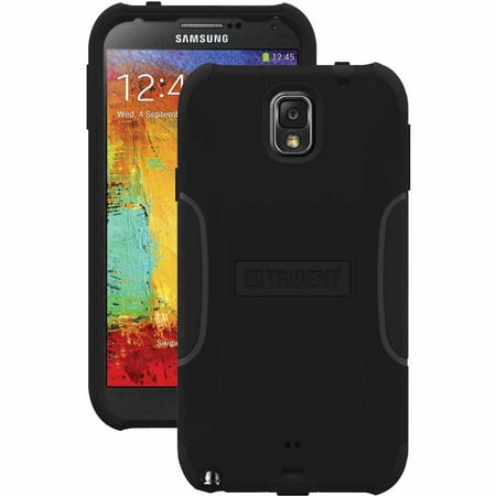 Trident Aegis Series Case for Samsung Galaxy Note III - Retail Packaging - Black
