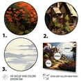 thumbnail image 3 of Designart "England Quaint Villageengland horizon I" England Floater Framed Canvas Print, 3 of 7