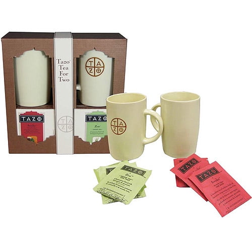 Starbucks Tazo Tea Ceramic Mugs Only Set-2 NEW Cups 11.8 Oz Tea Not Included 