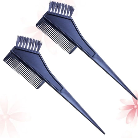 UPKOCH Hair Dye Combs Hair Dyeing Brush Synthetic Material 2Pcs