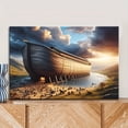thumbnail image 3 of 1 Unique Style Solid Wood Frame Canvas Painting Noah's Ark Artistic Conception Design Perfect for Home Decoration, Festive Occasions And Gifts for Him/her. Suitable for Living Room And Bedroom, 3 of 5