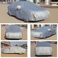 thumbnail image 3 of Car Cover Waterproof All Weather for BMW for 535 Gran Turismo Outdoor Full Cover Rain Sun UV Protection with Zipper Cotton Length up to 208.66 ", 3 of 10