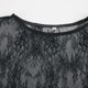 thumbnail image 5 of Vestido informal largo de encaje para mujer con dobladillo asimétrico y cuello redondo, ideal para el verano, 5 of 7