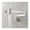 2 Function Nickel, variant on Brass Kitchen Faucet Pot Filler Faucet 360 Rotatable Folding Lengthened with Double Joint Swing Arms Cold Only