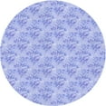 thumbnail image 1 of Ahgly Company Indoor Round Patterned Sky Blue Dress Blue Area Rugs, 7' Round, 1 of 6