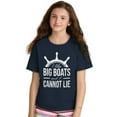 thumbnail image 5 of I Like Big Boats and I Cannot Lie Crewneck T Shirts Boy Girl Teen Brisco Brands L, 5 of 6