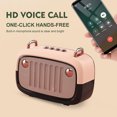 thumbnail image 3 of Haut-parleur Bluetooth 5.0 Lecteur de Musique Sans Fil Portable Haut-Parleur Stéréo Boîtier Mini Haut-Parleur Basse, Rose Workhe, 3 of 9