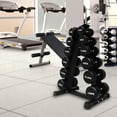thumbnail image 4 of 6 Tier Dumbbell Rack Gym Organizer Placing Racks Durable Fitness Storage Holder, 4 of 10