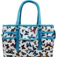 thumbnail image 4 of SINGER Large Craft Storage Tote Bag, Sewing Storage Organizer, Multicolor Butterfly Print, 1 Count, 4 of 10