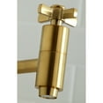 thumbnail image 4 of Kingston Brass KS8107ZX Millennium Wall Mount Pot Filler Kitchen Faucet, Brushed Brass, 4 of 5