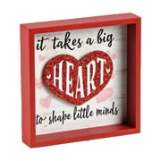 Way to Celebrate Valentine's Day Teacher's Shadowbox Desk Décor