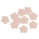 thumbnail image 5 of 10x Wood Natural Cutouts Shapes DIY Craft Embellments 90mm CUTICAT Artesanía de bricolaje de adornos de madera, 5 of 8