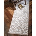 thumbnail image 1 of Unique Loom 3134793 2 x 6 Pi Johnson Rushmore Runner Rug&44; Blanc, 1 of 1