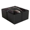 thumbnail image 4 of Christian Siriano Luxury Faux Fur Throw with Gift Box in Black Ombre, 4 of 5